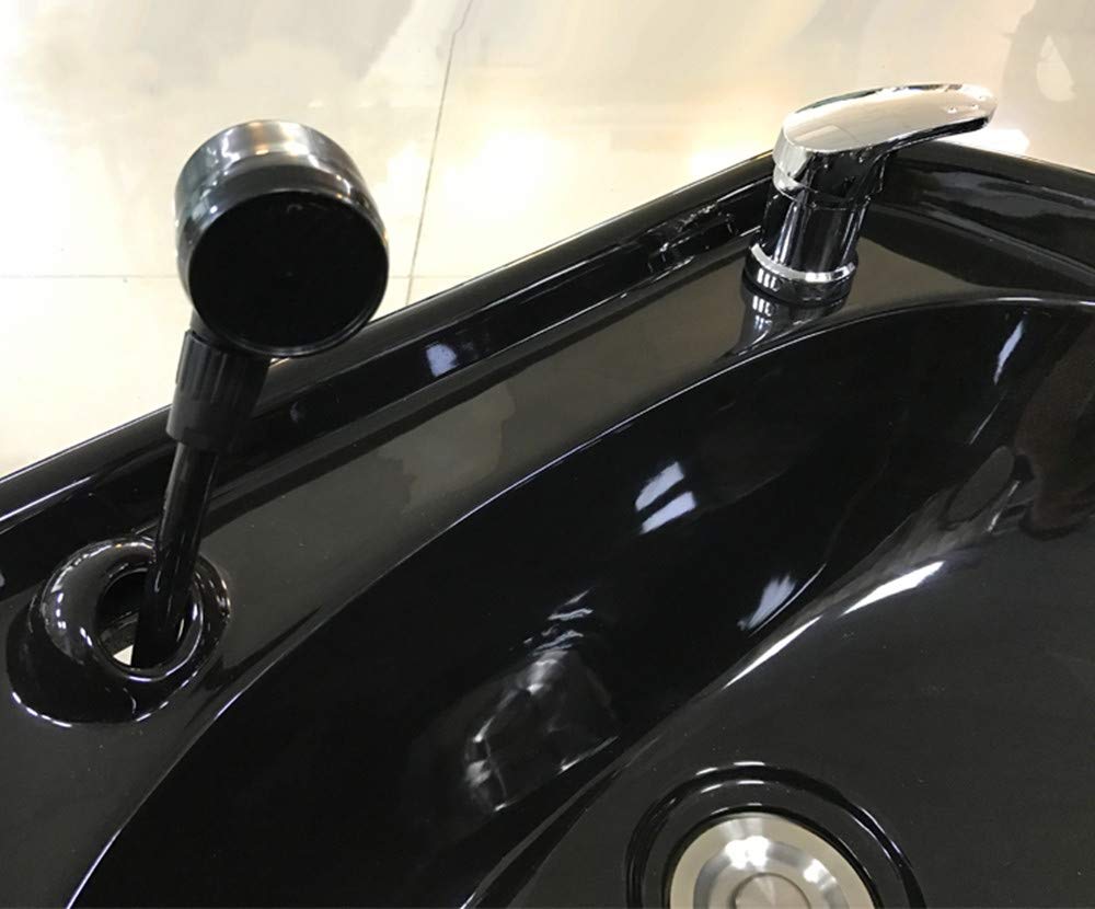 Dark Slate Gray LukLoy Salon Shampoo Bowl Faucet, Salon Sink Faucet Replacement or Salon Sink Parts, Chrome