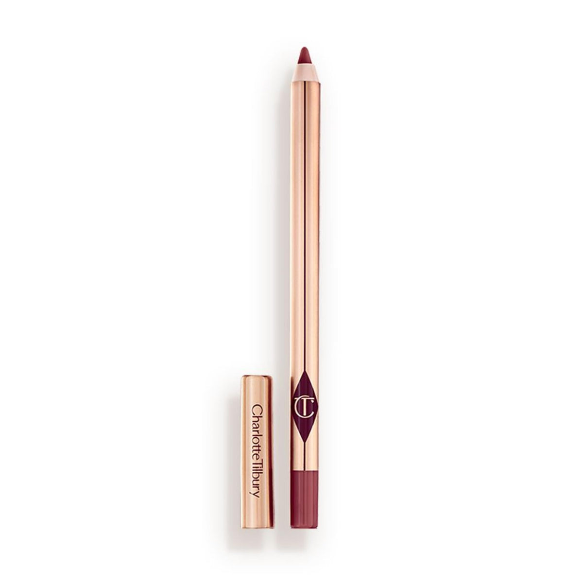 White Smoke Charlotte Tilbury Lip Cheat Lip Liner Pencil - Gives Lips a Fuller-Looking, Defined Pout - Enriched with Jojoba Oil & Hyaluronic Acid - Waterproof, Smudge-Proof & Transfer-Proof