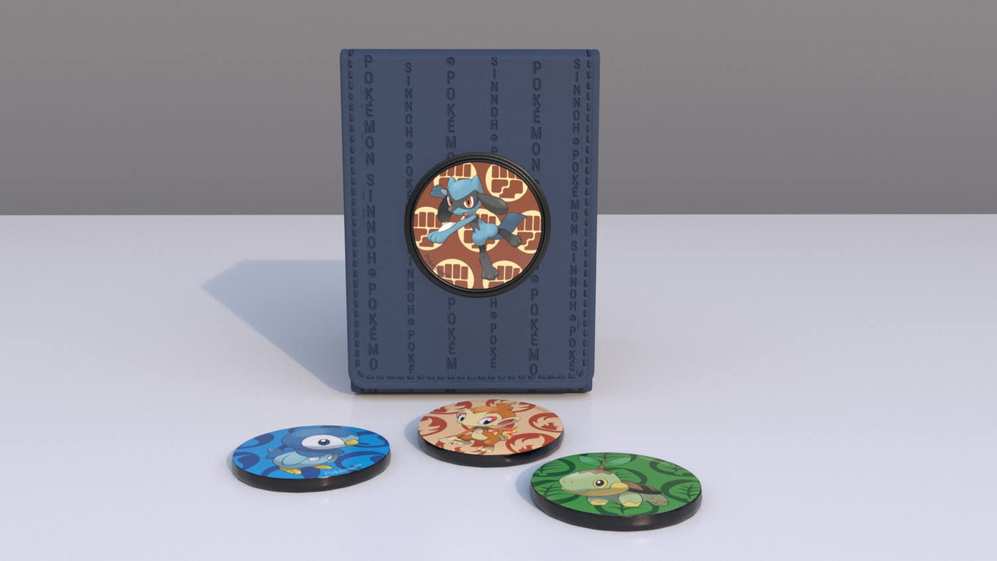 Light Gray Ultra Pro - Sinnoh Alcove Click Deck Box for Pokemon, MTG, Baseball, Basketball, Football and other Trading Cards or Board Games