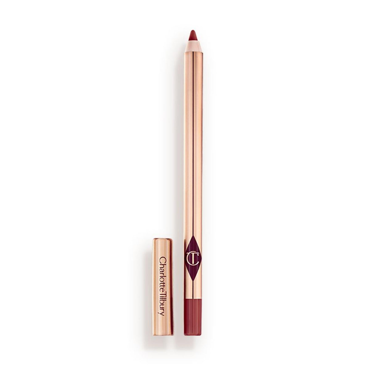 White Smoke Charlotte Tilbury Lip Cheat Lip Liner Pencil - Gives Lips a Fuller-Looking, Defined Pout - Enriched with Jojoba Oil & Hyaluronic Acid - Waterproof, Smudge-Proof & Transfer-Proof