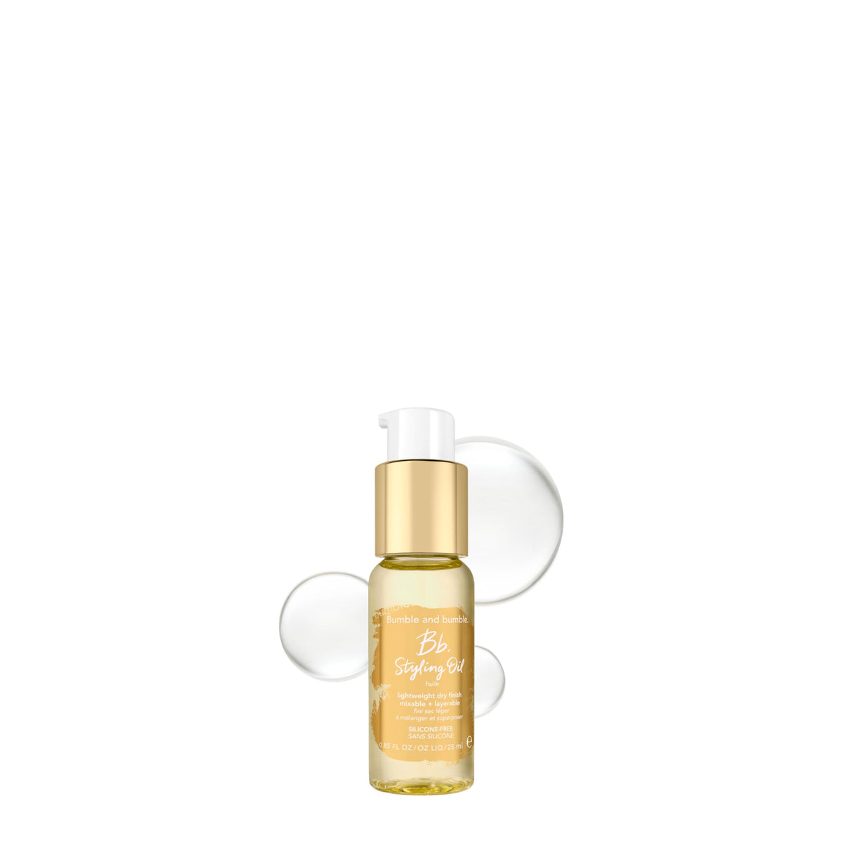 White Smoke Bumble and bumble. Styling Oil | Lightweight, Dry Finish, Silicone-Free | Heat Protectant | Split End Prevention + Anti-Frizz | For All Hair Types