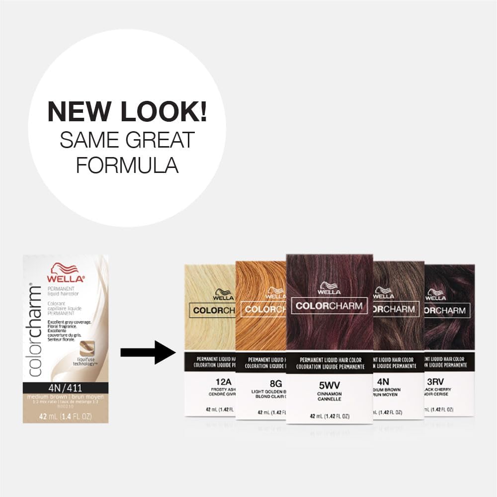 White Smoke COLORCHARM Permanent Liquid Hair Color | 12C Ultra Light Blonde | Up to 100% Gray Coverage | 1.42 Fl Oz
