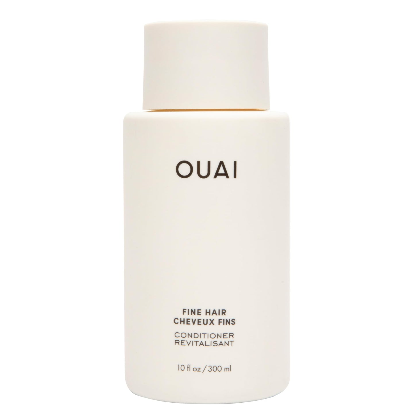 Antique White OUAI Fine Hair Conditioner - Volumizing Conditioner for Fine Hair Made with Keratin, Biotin and Chia Seed Oil - Adds Softness, Bounce and Volume - Free from Parabens, Sulfates, and Phthalates (10 Oz)