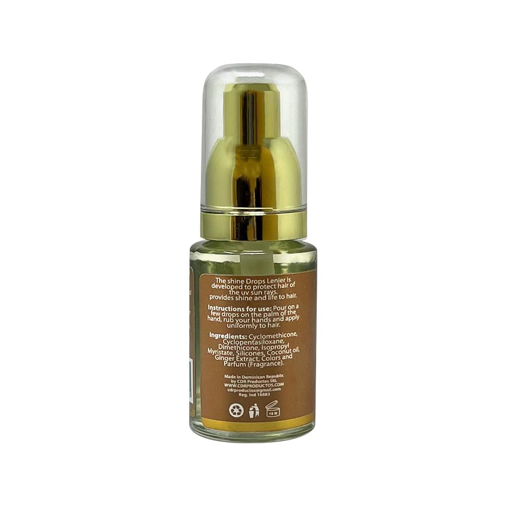 White Smoke Lenier Gotas de Brillo Crece Mas Shine Drops 1oz (Pack of 2)