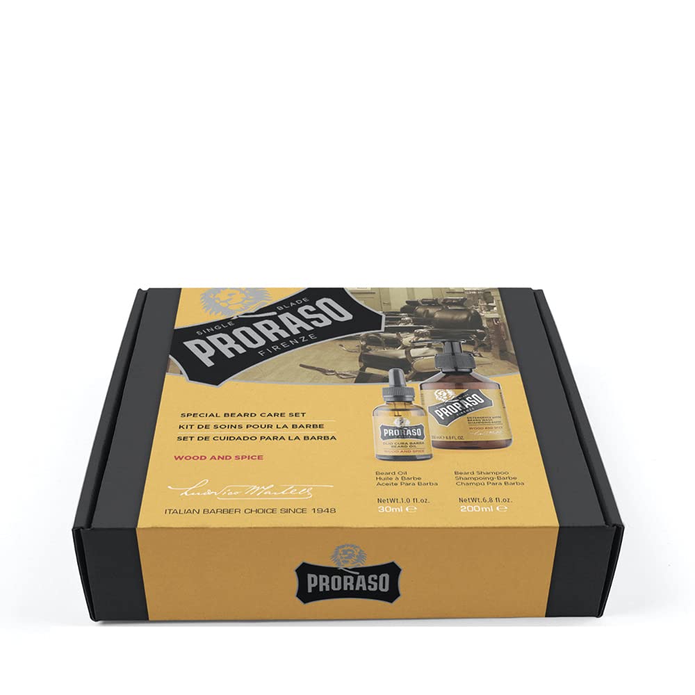 White Smoke Proraso Wood and Spice Beard Care Duo Kit