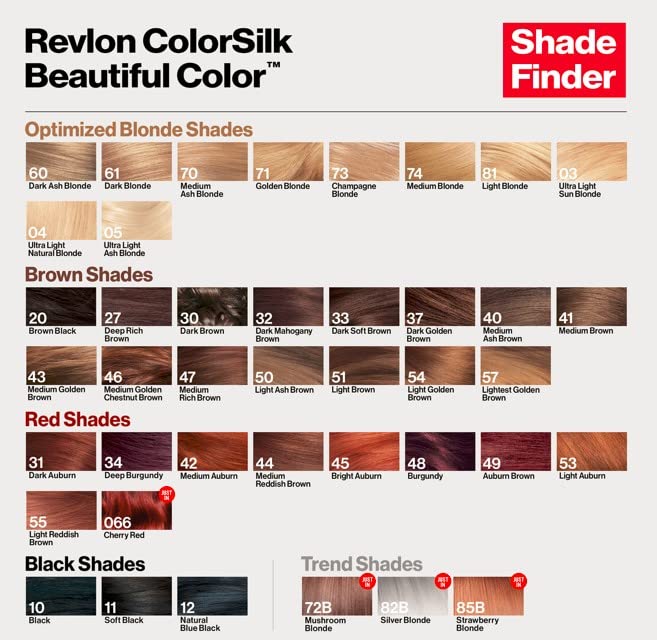 Lavender Revlon Colorsilk Haircolor, Medium Auburn
