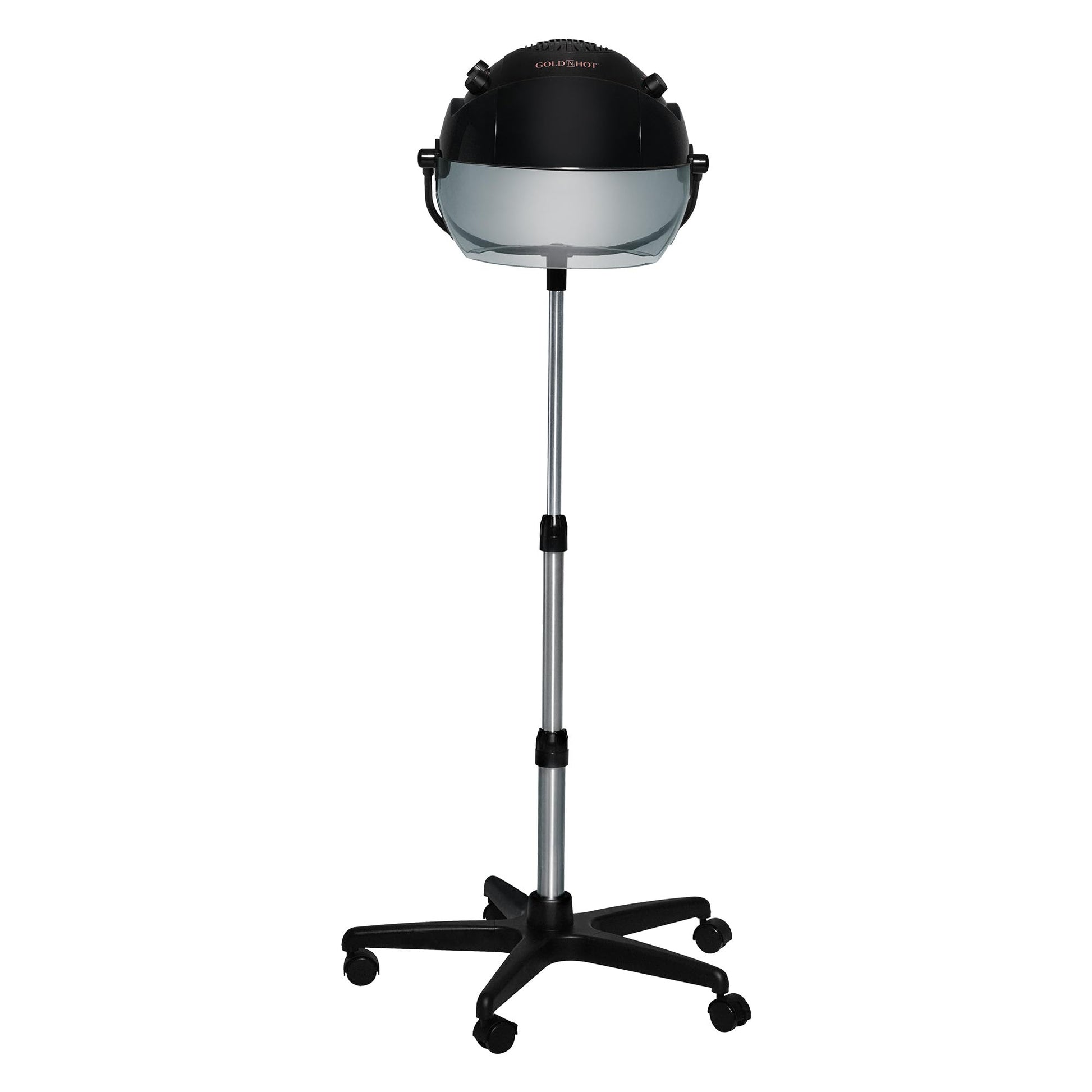 White Smoke GOLD N HOT Ionic Stand Bonnet Dryer