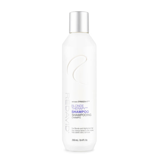 White Smoke Redavid Blonde Therapy Daily Shampoo for Blonde and Highlighted Hair with Cymbidium Orchid and Hemp Seed Oil - Daily Toning, Clinical Repair, and Amplified Shine (250ml)