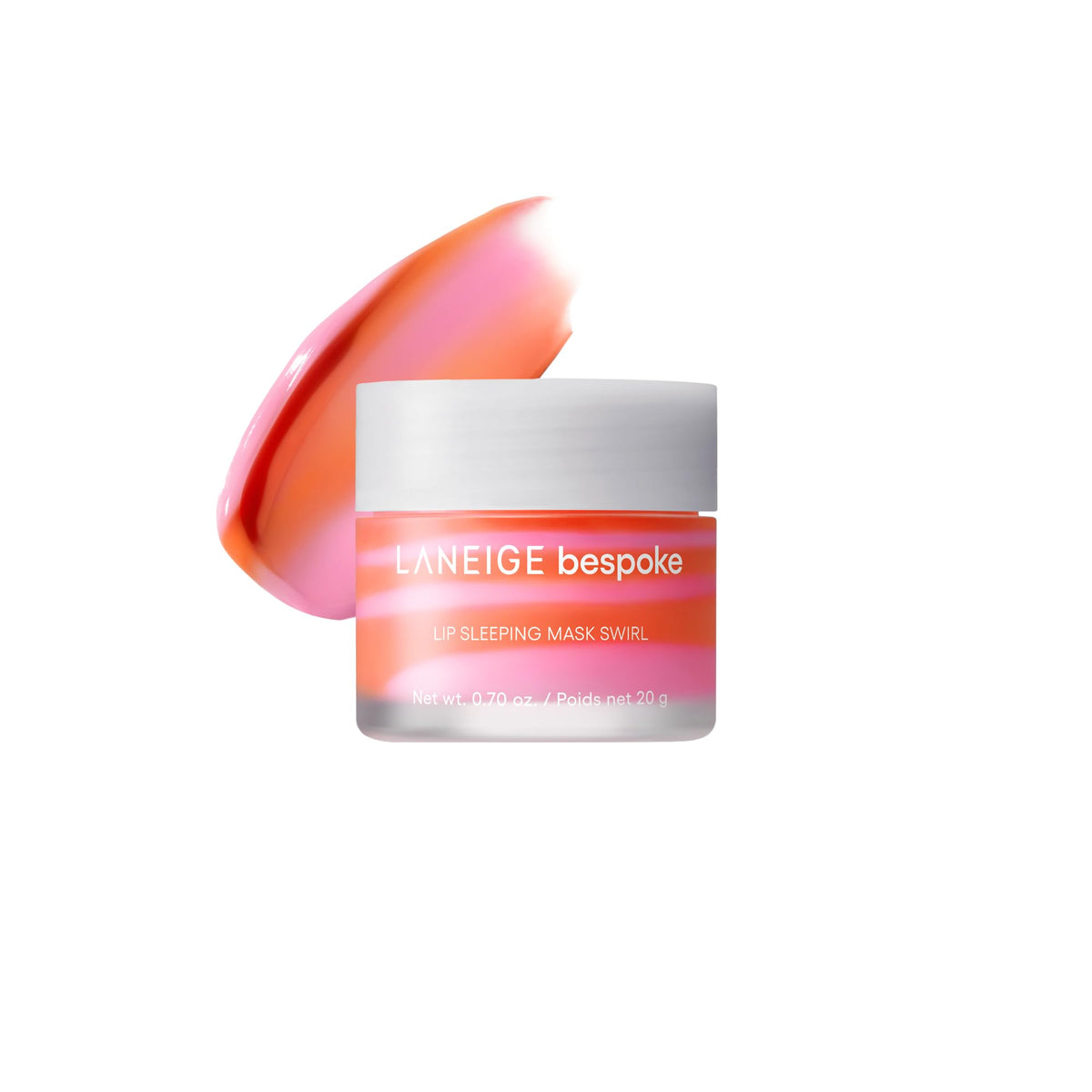 White Smoke LANEIGE Bespoke Lip Sleeping Mask | Customized Overnight Treatment
