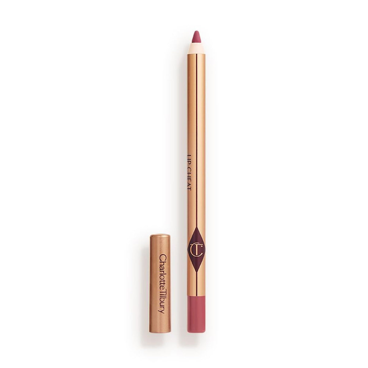 White Smoke Charlotte Tilbury Lip Cheat Lip Liner Pencil - Gives Lips a Fuller-Looking, Defined Pout - Enriched with Jojoba Oil & Hyaluronic Acid - Waterproof, Smudge-Proof & Transfer-Proof
