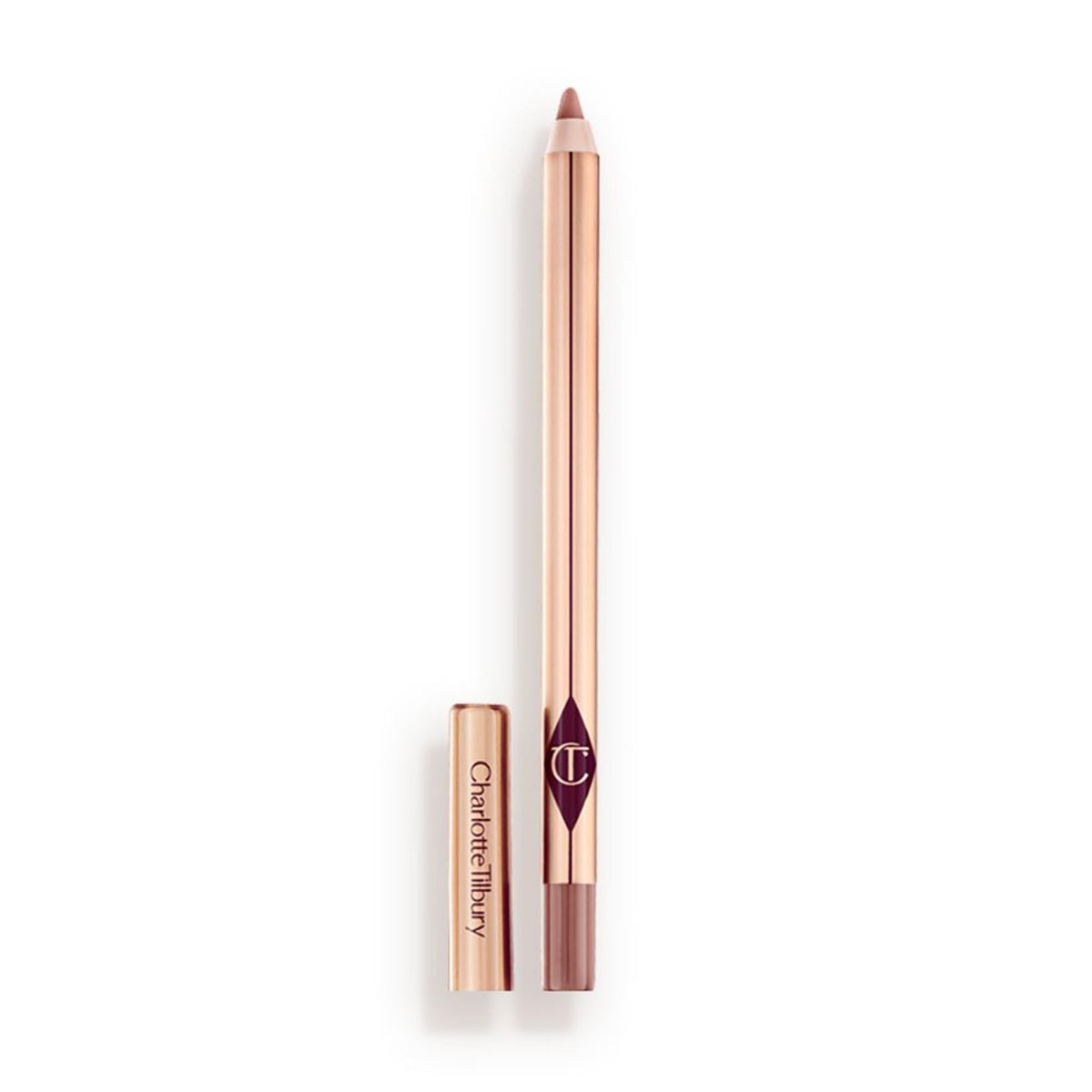 White Smoke Charlotte Tilbury Lip Cheat Lip Liner Pencil - Gives Lips a Fuller-Looking, Defined Pout - Enriched with Jojoba Oil & Hyaluronic Acid - Waterproof, Smudge-Proof & Transfer-Proof
