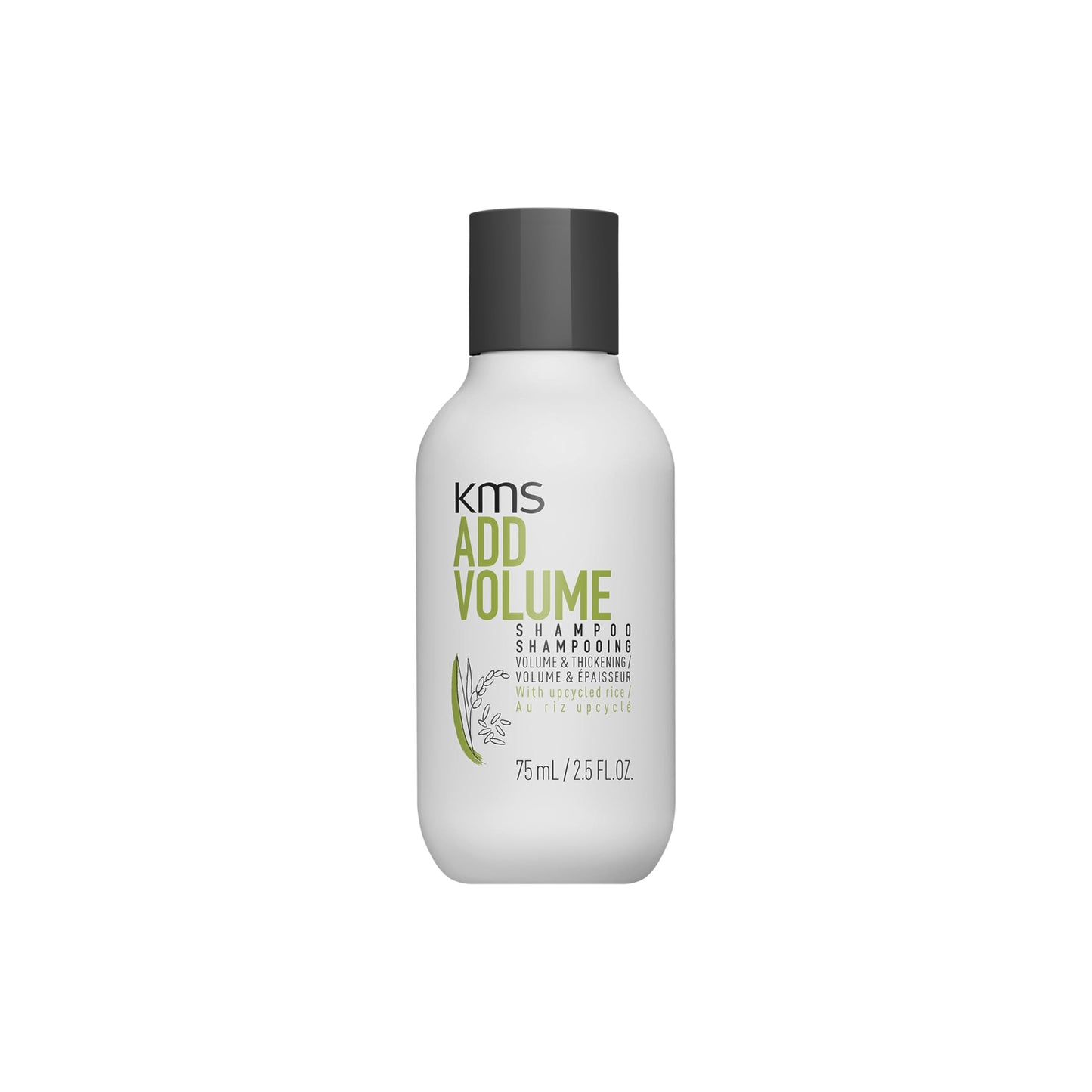Light Gray KMS AddVolume Shampoo, Thickening & Strength for Fine to Medium, Thin or Weak Hair, 75ml
