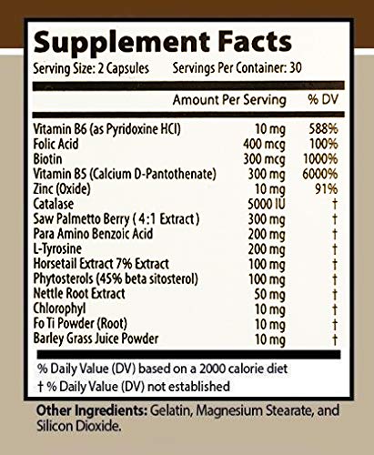 White Smoke MÄRITZMAYER LABORATORIES Anti-Gray Hair 7050 Helps Restore Natural Hair Color 60 Capsules Per Bottle 6 Bottles