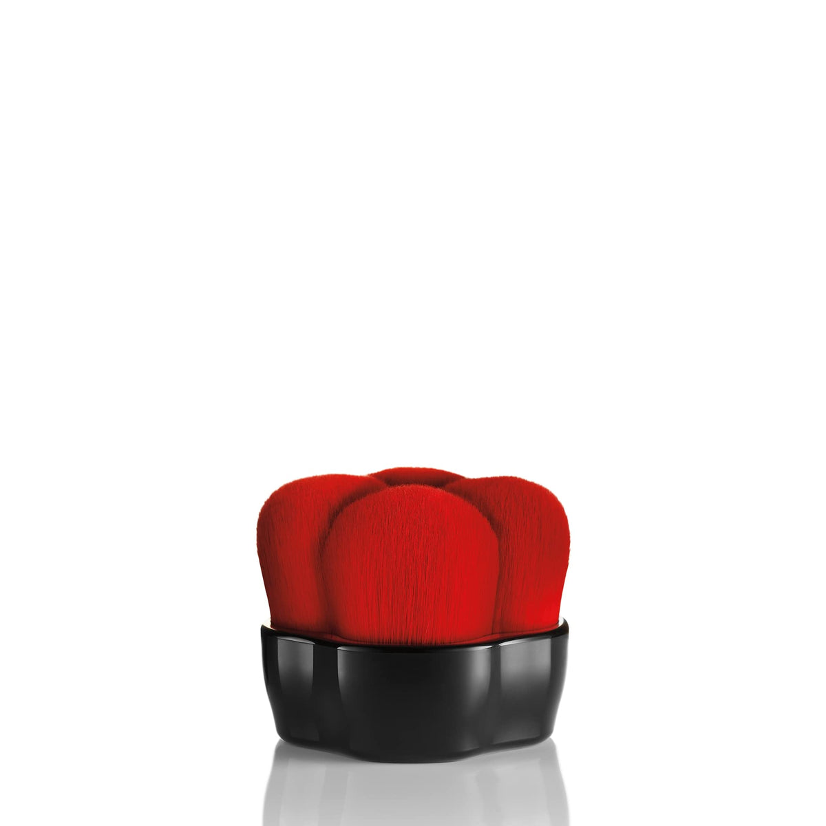 Firebrick Shiseido HANATSUBAKI HAKE Polishing Face Brush - Contours & Buffs for Polished, Streak-Free Finish - High-Performance, Animal-Free Fibers - Made in Japan