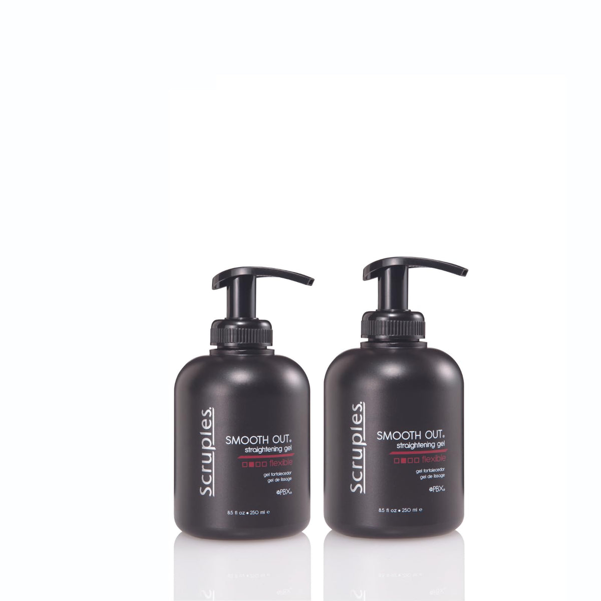 White Smoke Scruples Smooth Out Shine Enhancing & Frizz Control Gel for All Hair Types - Straightening & Styling Solution for Women and Men, 8.5 oz (Pack of 2)