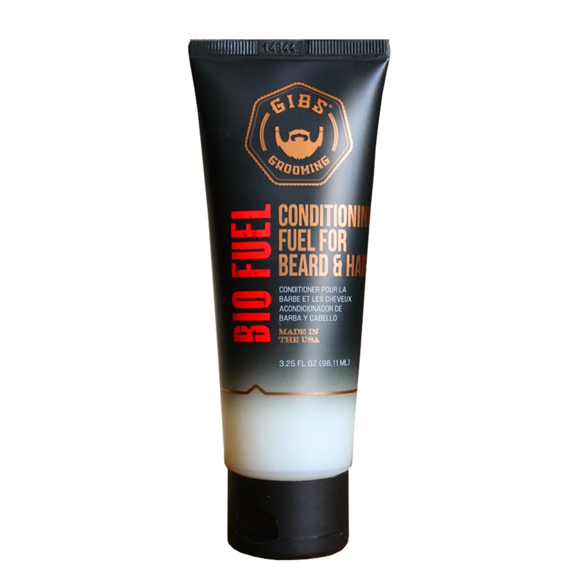 White Smoke GIBS Grooming Bio Fuel - Conditioning Fuel for Beard & Hair Growth (3.25 oz) Mango Butter, Saw Palmetto, Dragon's Blood - Caffeine & Biotin - Hair Conditioner & Beard Conditioner for Men - Made in USA