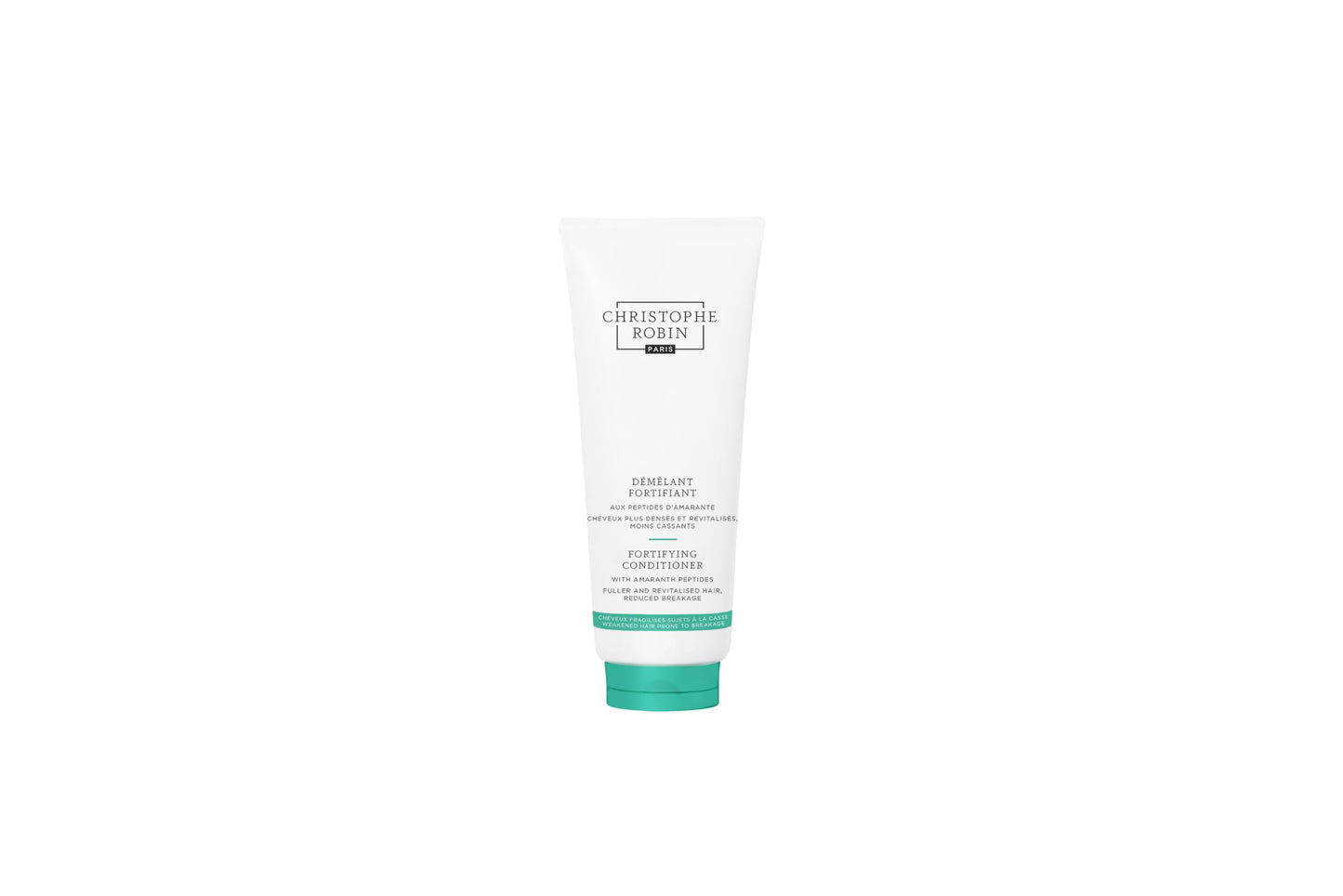 White Smoke Christophe Robin Fortifying Conditioner with Amaranth Peptides for Thinning and Weakened Hair - Reduces Breakage 6.7 fl. oz