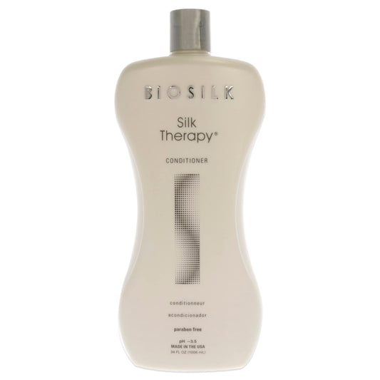 White Smoke Silk Therapy Conditioner by Biosilk for Unisex - 34 oz Conditioner