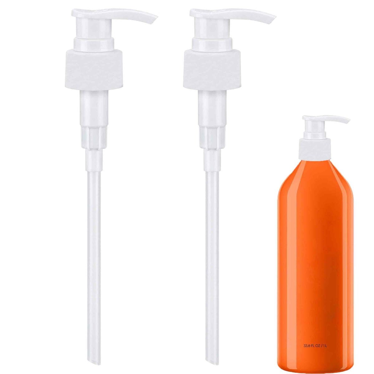 White Smoke 2 Pack Pump Compatible with Matrix Shampoo and Conditioner 1 L/ 33.8 Fl Oz Bottle, Liter Pump for Matrix Food for Soft Pumps Purple Bottles Pump Dispenser
