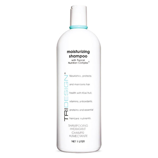 White Smoke TRIDESIGN Moisturizing Shampoo – Hydrating Shampoo for Dry Hair, Nourishing Moisturizer for Women and Men for Home or Salon Use, Moisturizing or Dry Scalp, 34 Oz