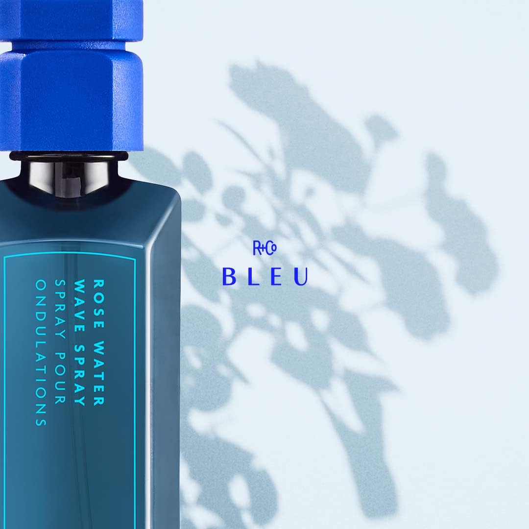 Lavender R+Co BLEU ROSE WATER Wave Spray, 6.8 Oz