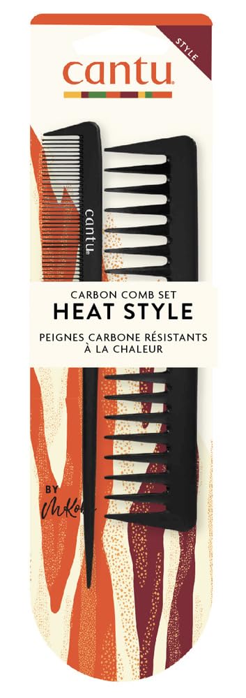 White Smoke Cantu Style Carbon Fibre Combs (Packaging may vary)
