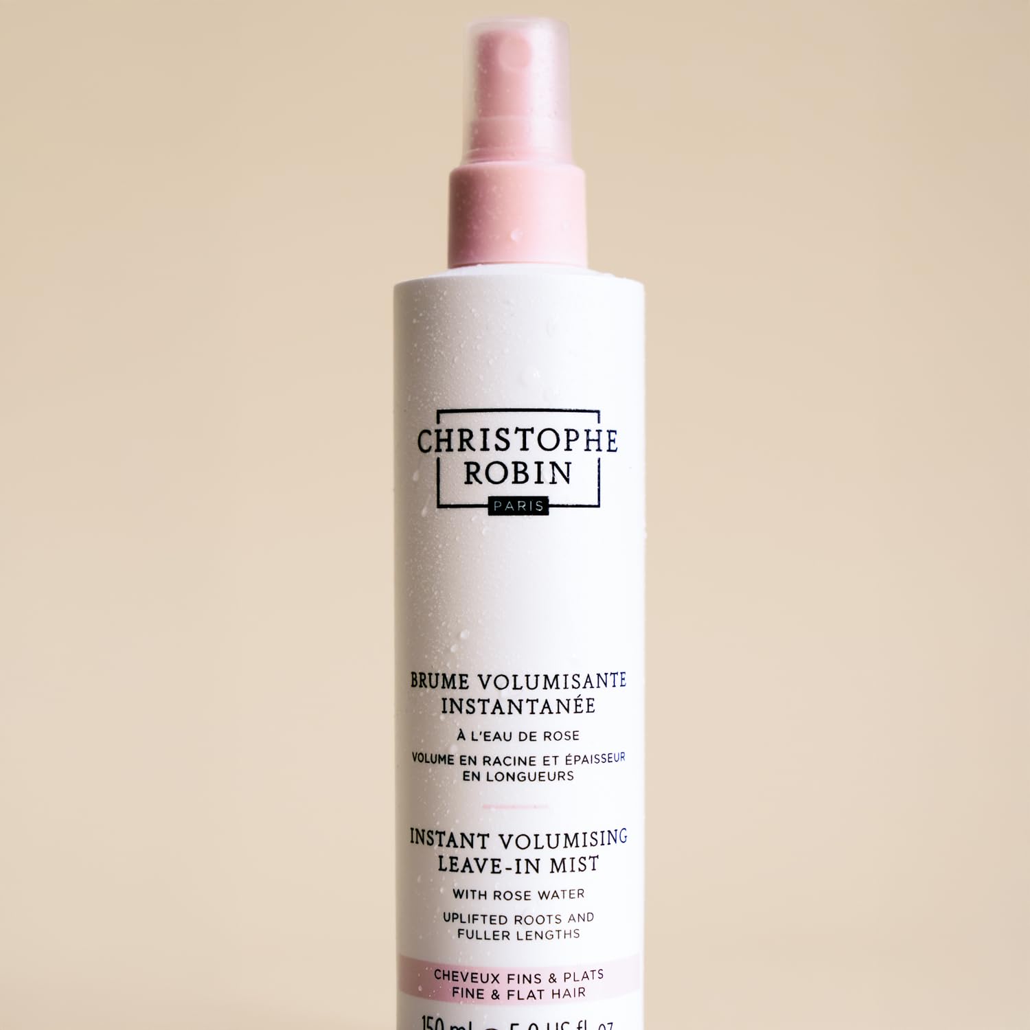 White Smoke Christophe Robin Instant Volumising Mist with Rose Water for Thin, Fine, and Flat Hair 5 fl. oz