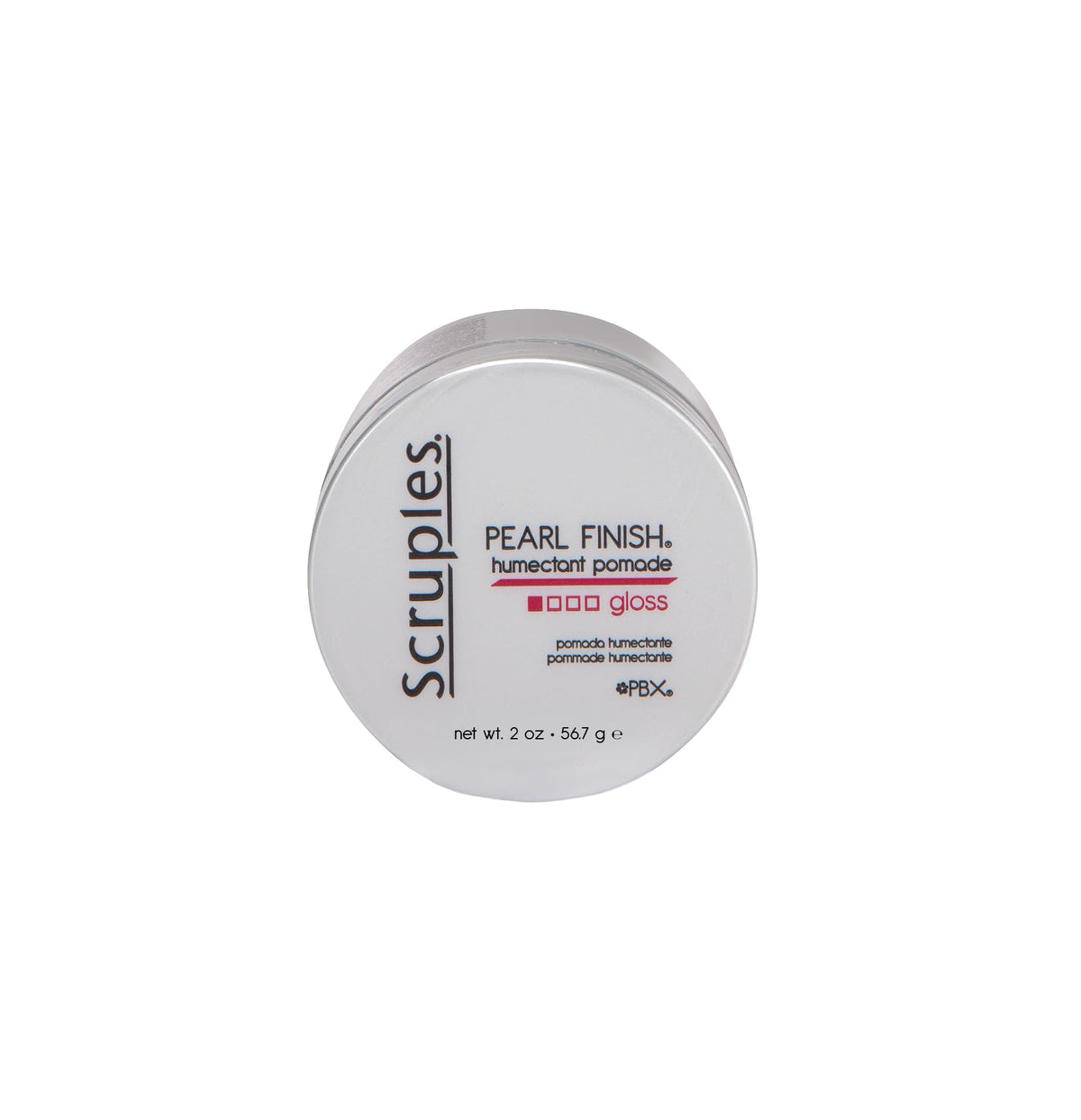 Gray Scruples Pearl Finish Humectant Pomade - Flexible Hold Frizz Control Flyaway Tamer (2 oz)