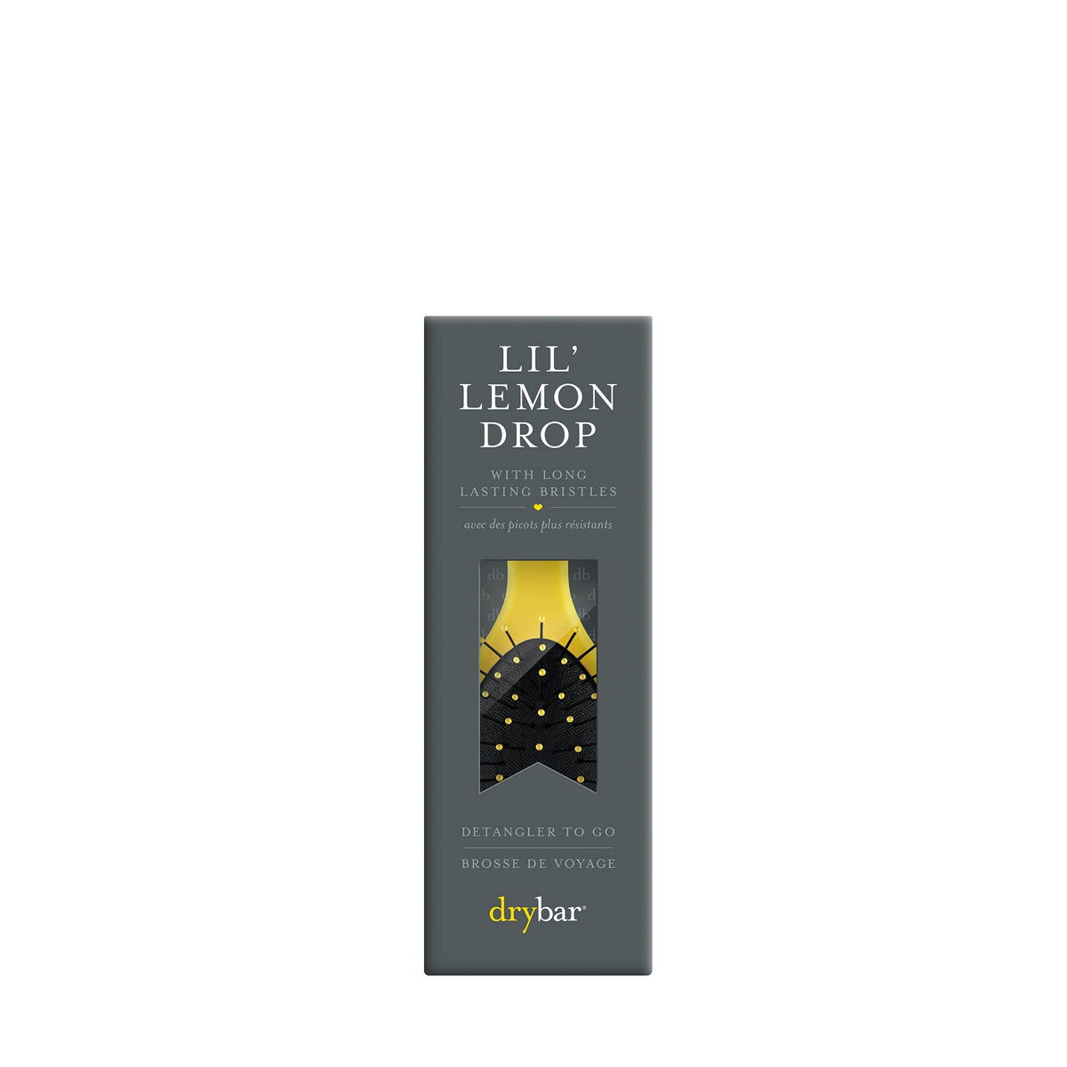 Dim Gray Drybar Lil' Lemon Drop Mini Detangling Brush
