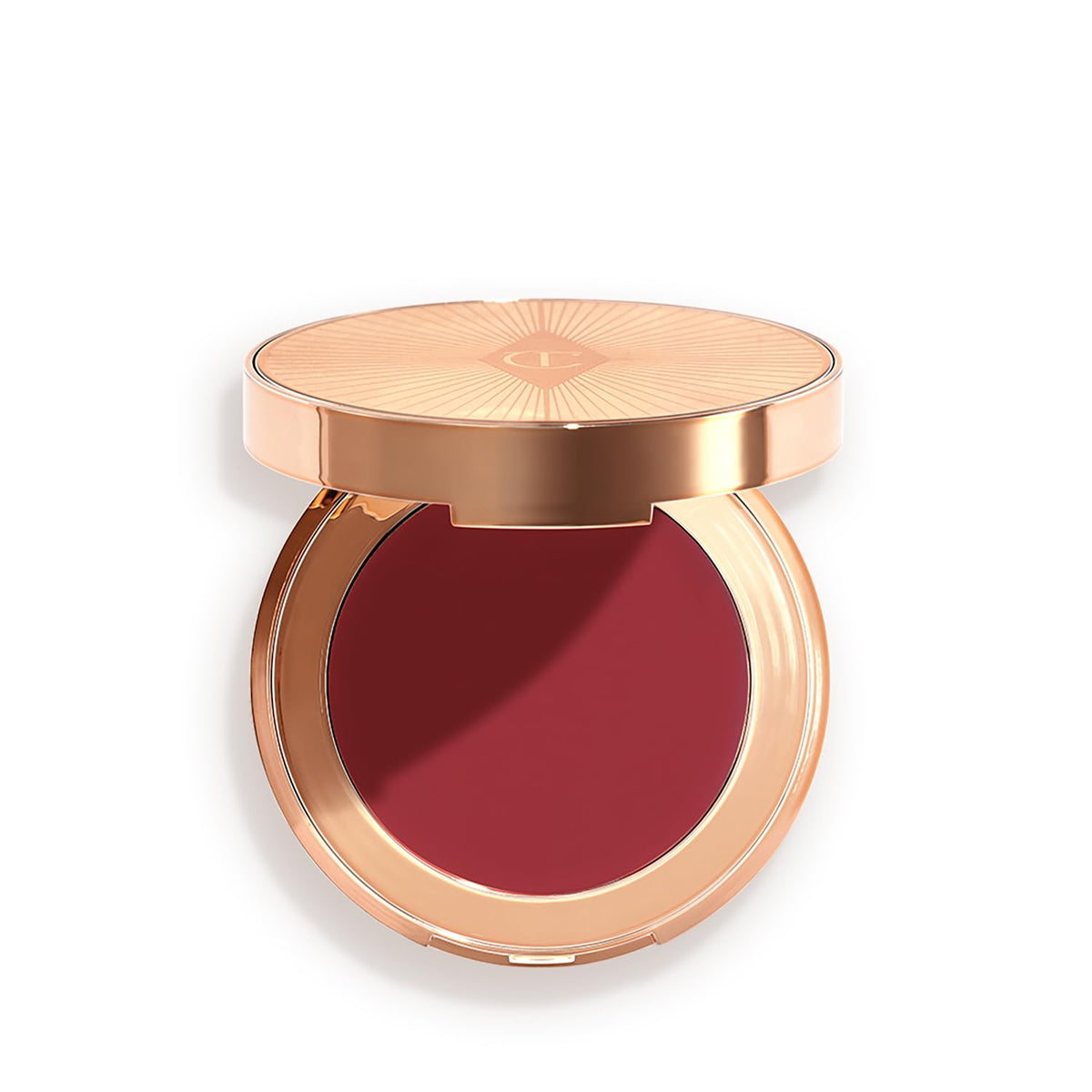 Brown Charlotte Tilbury Beautiful Skin Blush for Cheeks & Lips - Multi-Use Color