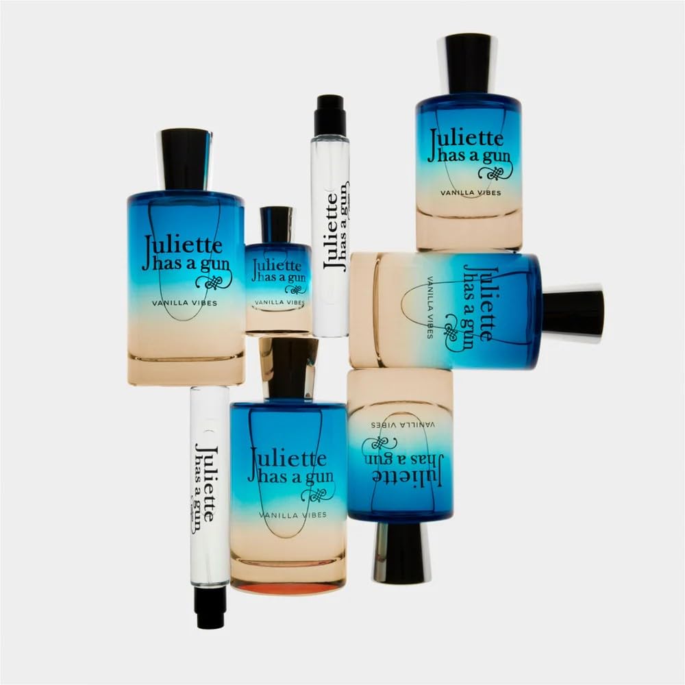 Lavender Juliette Has a Gun Vanilla Vibes Eau de Parfum – Warm Beachy Perfume for Women – Vanilla, Sandalwood, Sea Salt – Sweet, Woody, Salty