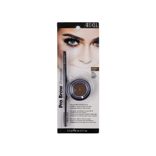 Light Gray Ardell Brow Pomade with Brush, Medium Brown