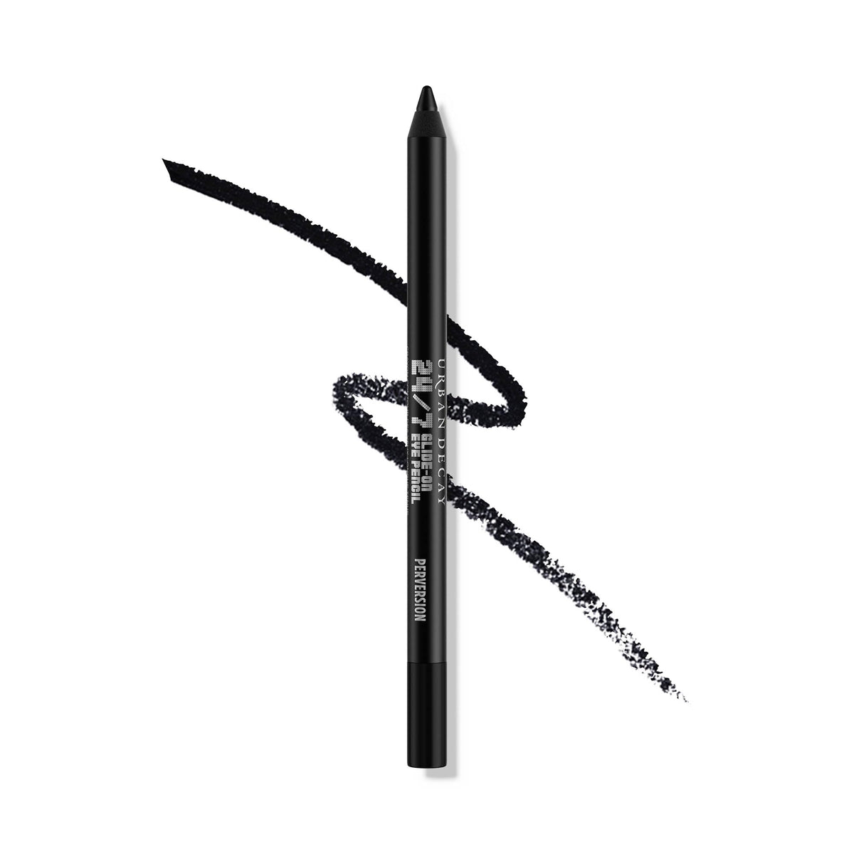 White Smoke Urban Decay 24/7 Glide-On Waterproof Black Eyeliner Pencil (Perversion)