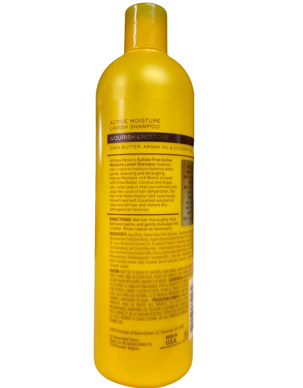 Goldenrod Motions Nourish & Care Active Moisture Plus Shampoo 16oz