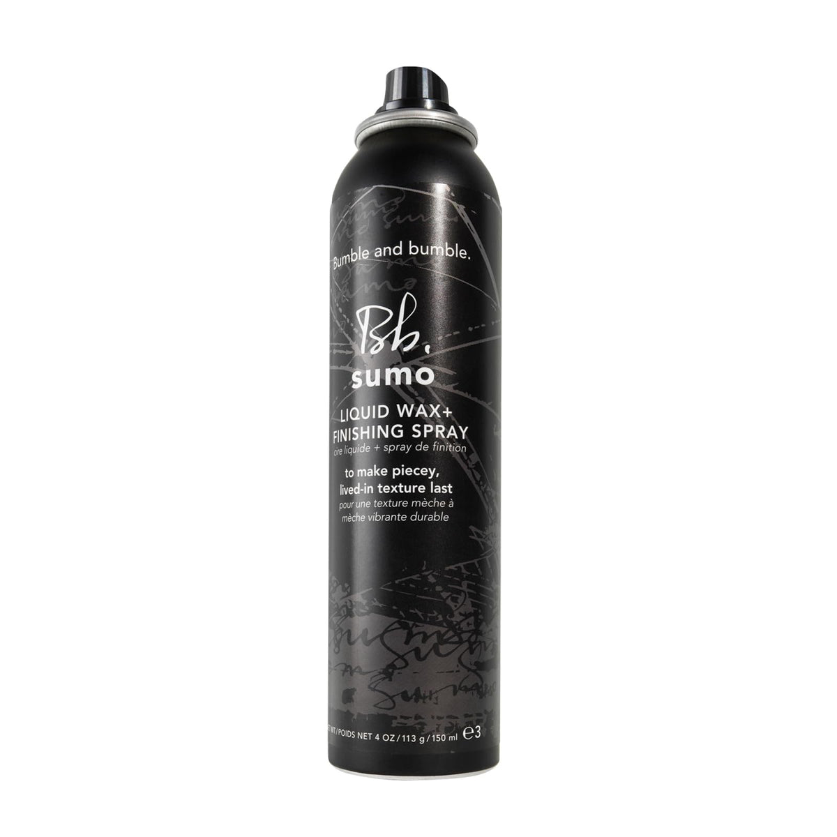 Dark Slate Gray Bumble and bumble. Sumo Liquid Wax + Finishing Spray | For Piecey Texture, Buildable Separation, Light Hold + Natural Shine | With Coconut Oil | For All Hair Types, 4 Ounce