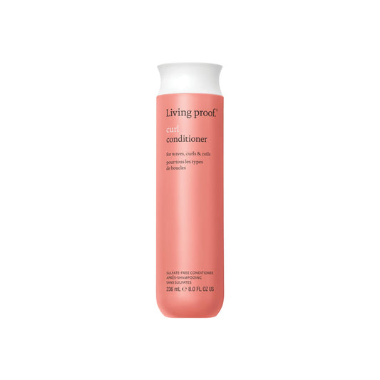 Dark Salmon Living proof Curl Conditioner, Hydrating Conditioner for Women with Wavy, Curly, and Coily Hair, Strengthens and Defines Curls, 8 oz