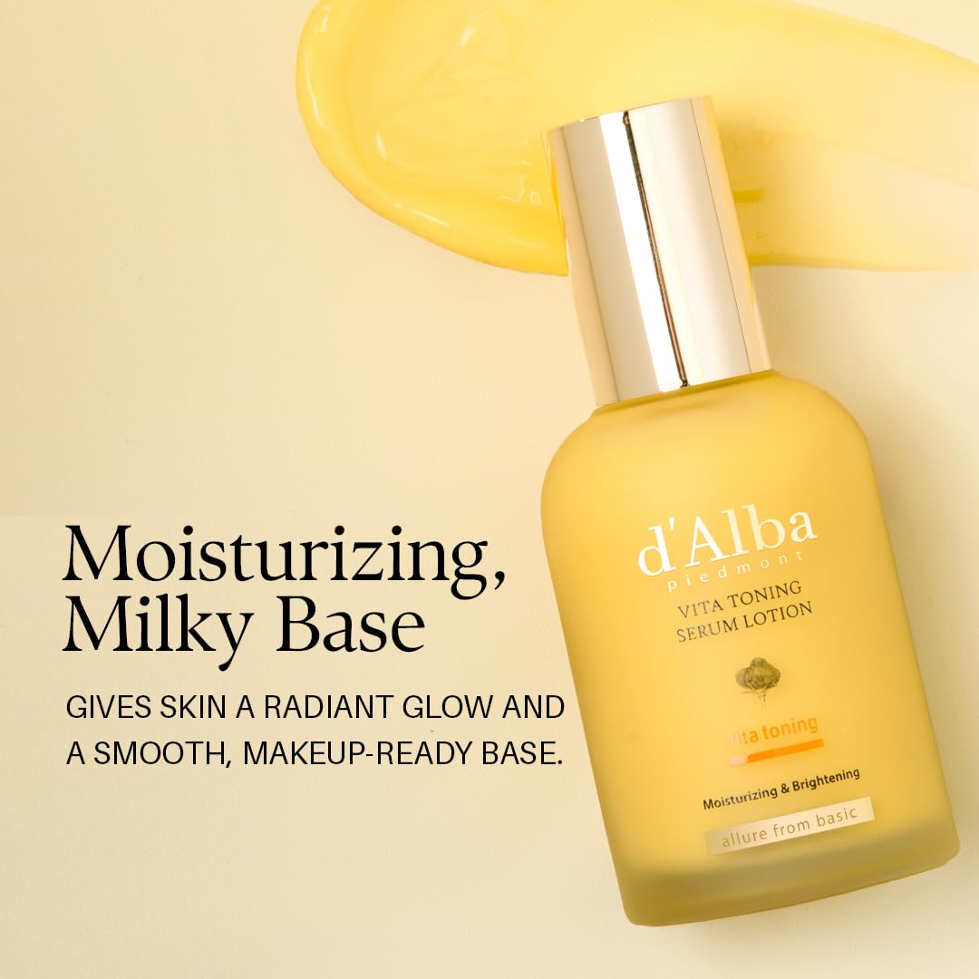 Wheat White Truffle Moisturizing Serum Lotion, Milky Lotion, Lightweight, Deep Hydration, Face Moisturizer, Glass Skin (3.38 fl oz.)