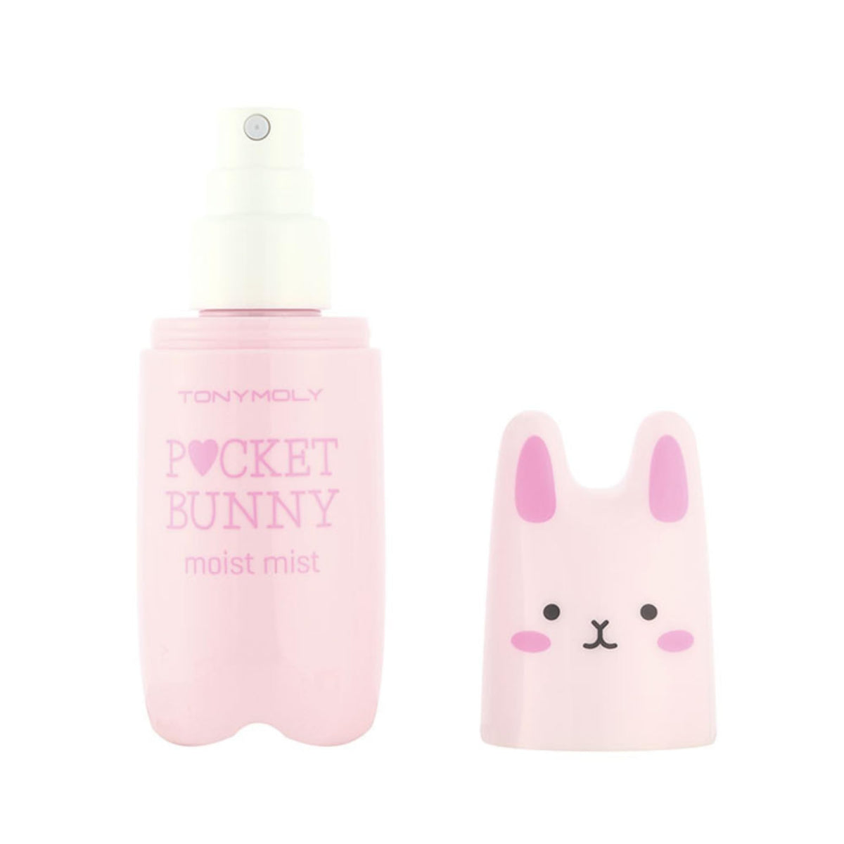 White Smoke TONYMOLY Pocket Bunny Facial Mist, Peach - Lightweight Hydrating Face Spray