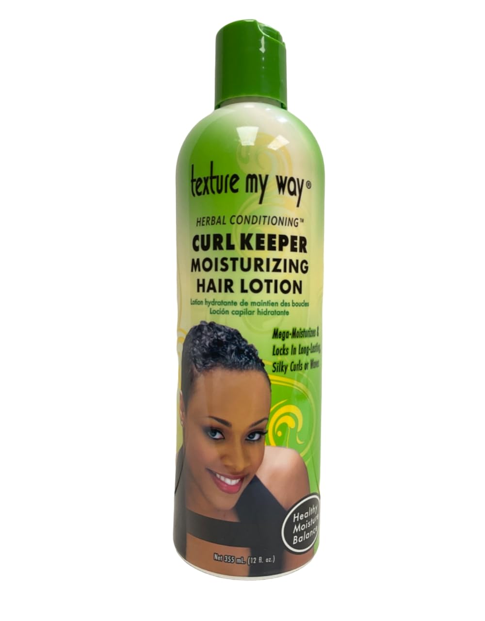 White Smoke Africas Best Orig Texture My Way Curl Keeper Lotion 12 Ounce (354ml) (3 Pack)