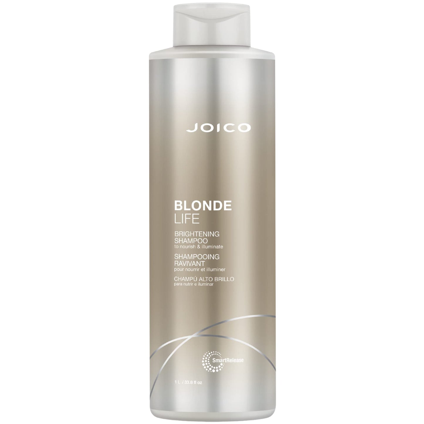 Rosy Brown Joico Blonde Life Brightening Shampoo | For Blonde Hair | Add Softness & Smoothness | Sulfate Free | With Monoi & Tamanu Oil | 33.8 Fl Oz