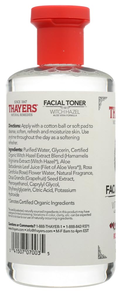 White Smoke Thayers Alcohol-free gWwtqX Rose Petal Witch Hazel with Aloe Vera, 3Pack (12oz)