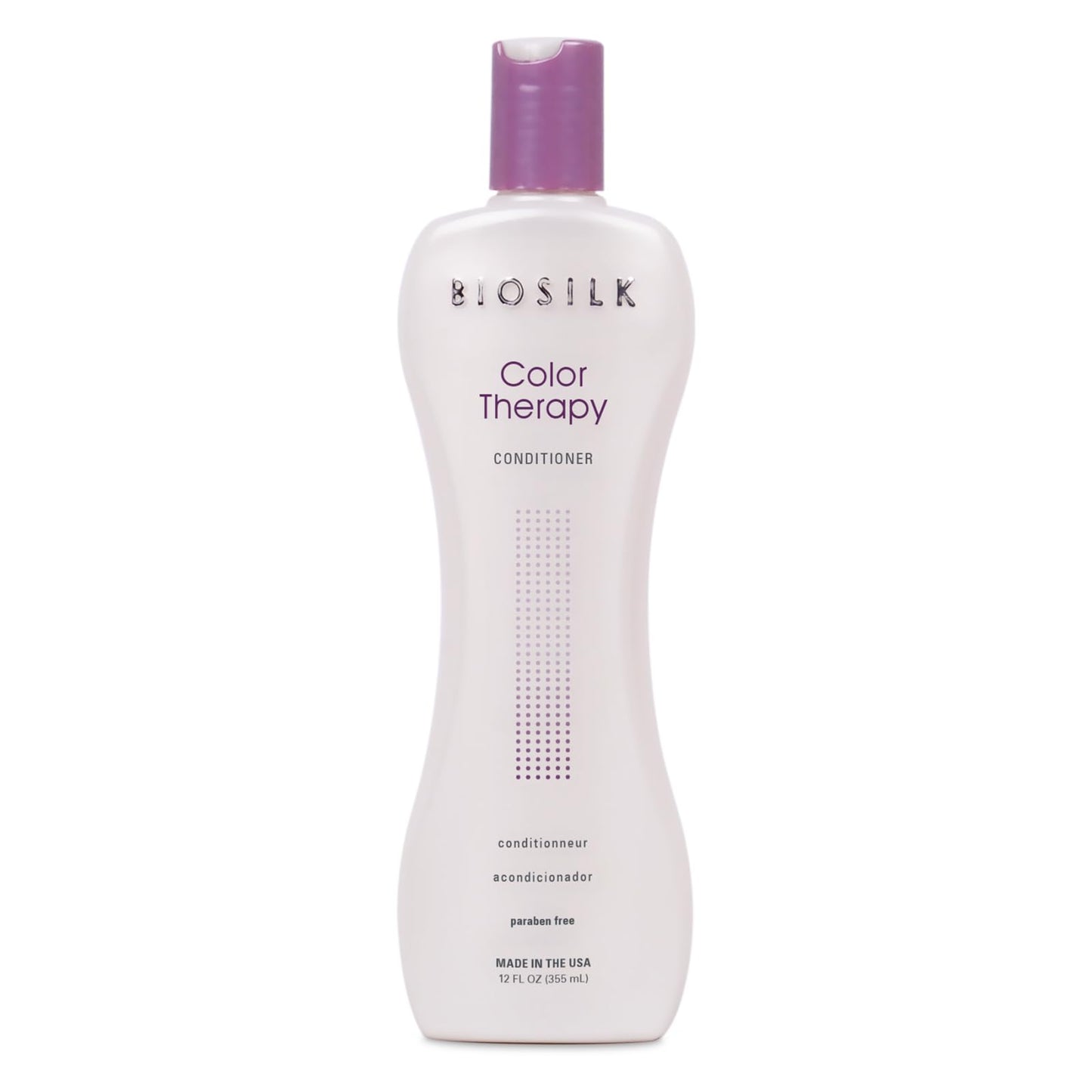 White Smoke BioSilk Color Therapy Conditioner, Replenishes Moisture While Protecting Color, Enhances Vibrancy & Shine, Sulfate, Paraben & Cruelty-Free, 12 Oz