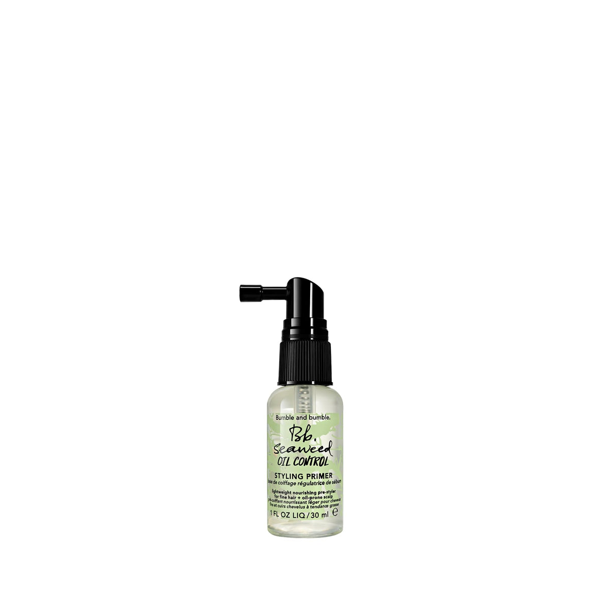 White Smoke Bumble and bumble. Seaweed Primer | Provides 48 Hours Of Oil Control*, Detangles, Hydrates | For Oil-Prone Scalp + Hair | Royal Sugar Kelp, Zinc PCA, AHAs, Lactobacillus, 1.0 Fl Oz