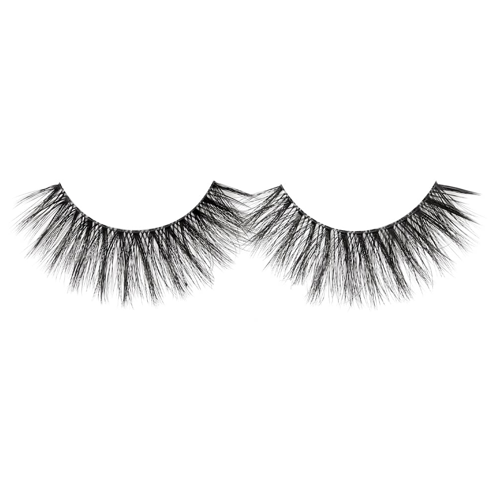 White Smoke Ardell 3D Faux Mink Lashes 853 - Reusable Wispies Eyelashes with Invisiband for Seamless Volume, 4 Pairs