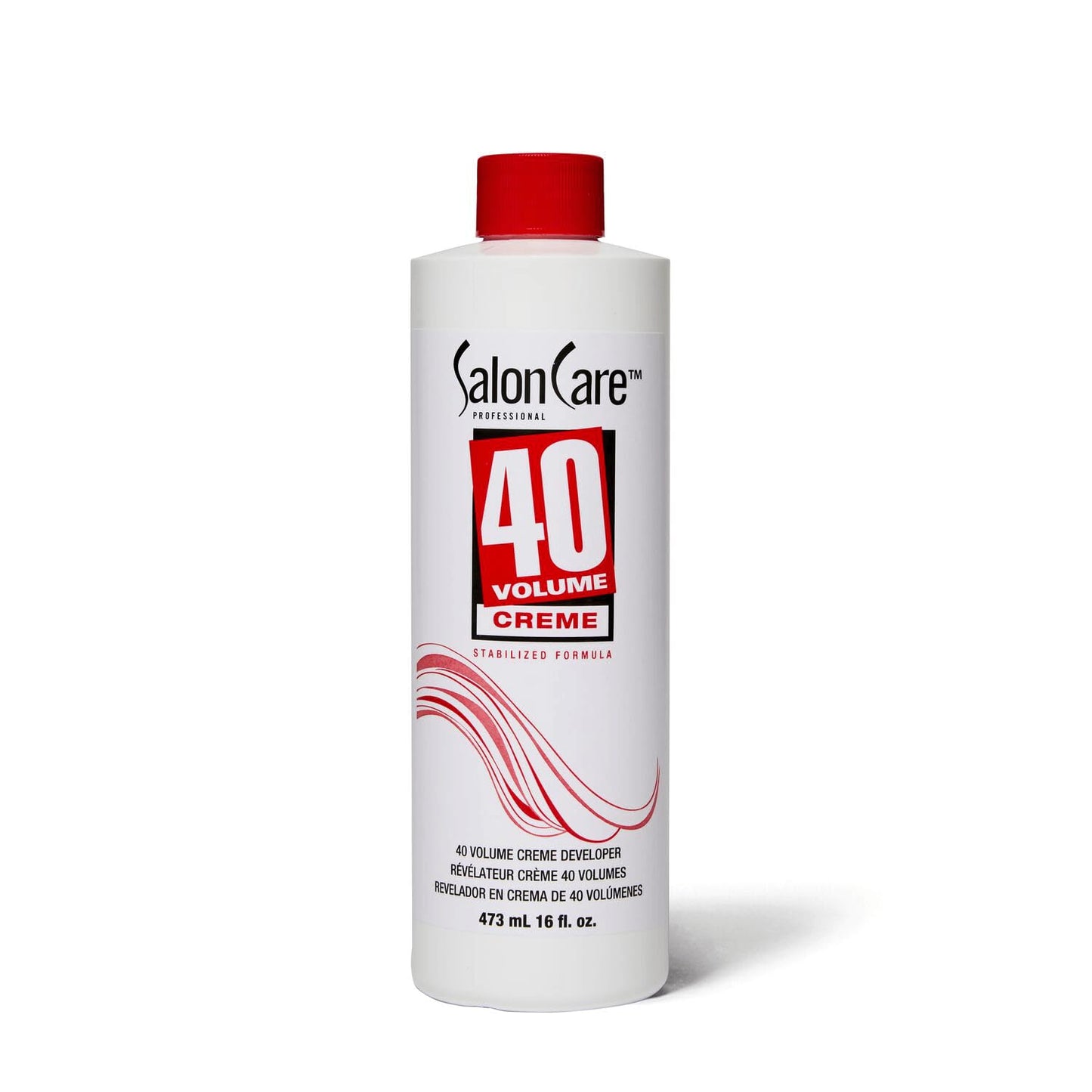 White Smoke Salon Care 40 Volume Creme Developer, Strong Lift Formula, Easy to Handle Cream Consistency, Can Be Used as a Bleach Booster, 16 oz