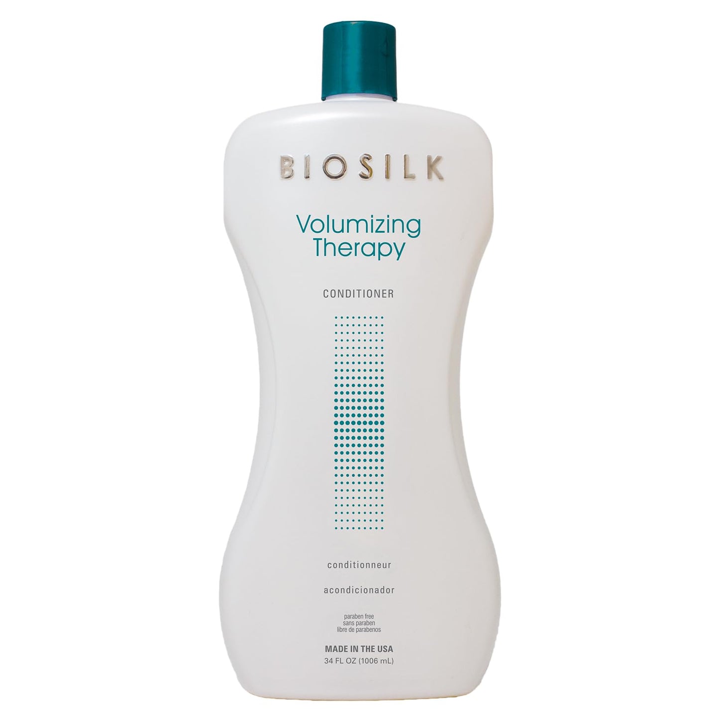 Light Gray BioSilk Volumizing Therapy Conditioner, Adds Volume & Body While Moisturizing & Conditioning Hair, Sulfate, Paraben & Cruelty-Free, 34 Oz