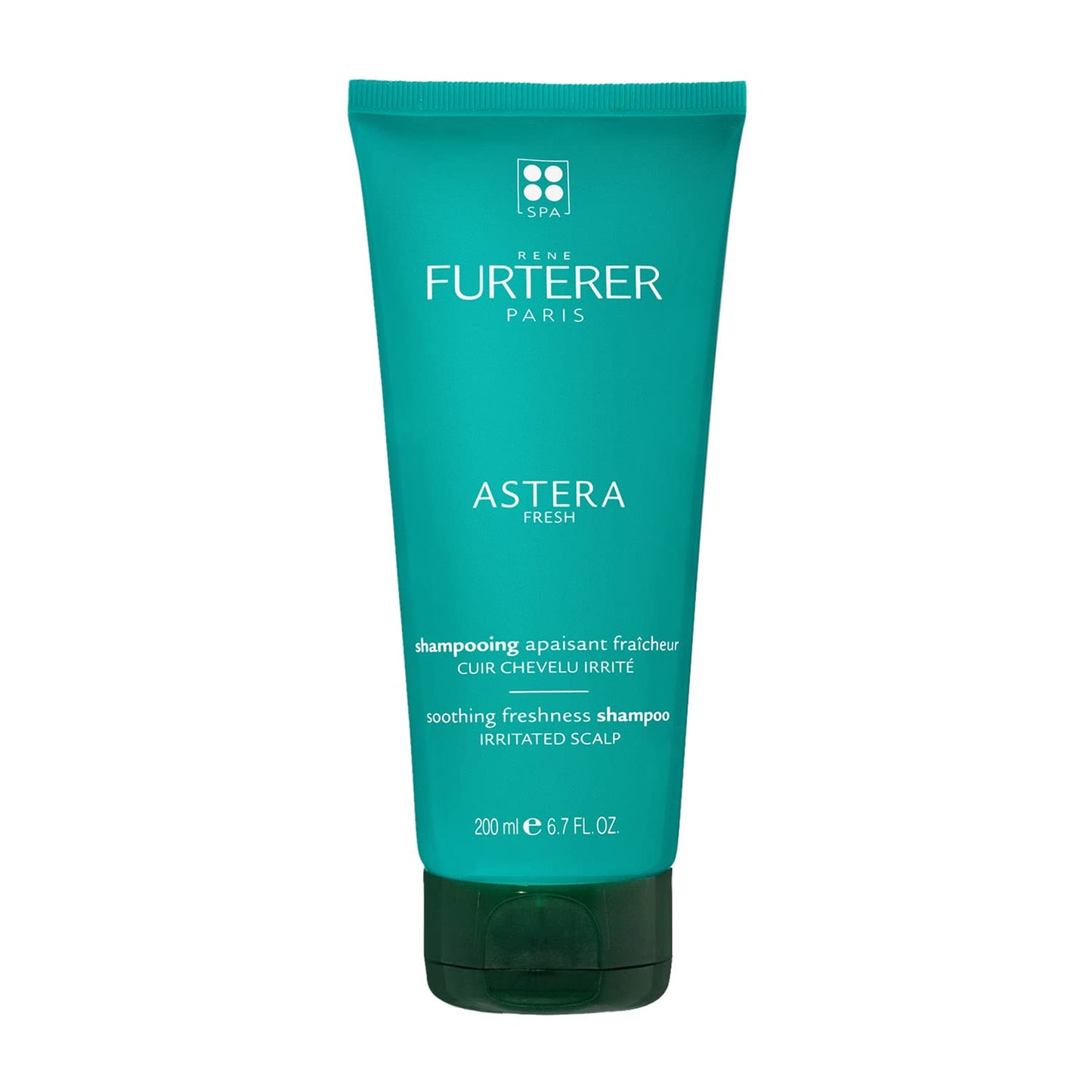 White Smoke Rene Furterer ASTERA FRESH Soothing Freshness Shampoo - Relieve Sensitive Scalps - Mint & Eucalyptus - Paraben & Silicone-Free