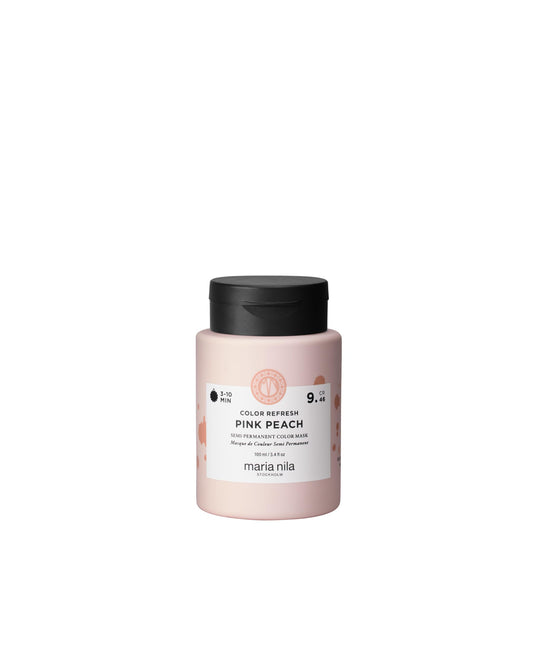 White Smoke Maria Nila Color Refresh, Pink Peach 3.4 Fl Oz, Warm Pink-peach tone Hair Mask, Semi-Permanent Pigments, 100% Vegan & Sulfate/Paraben free