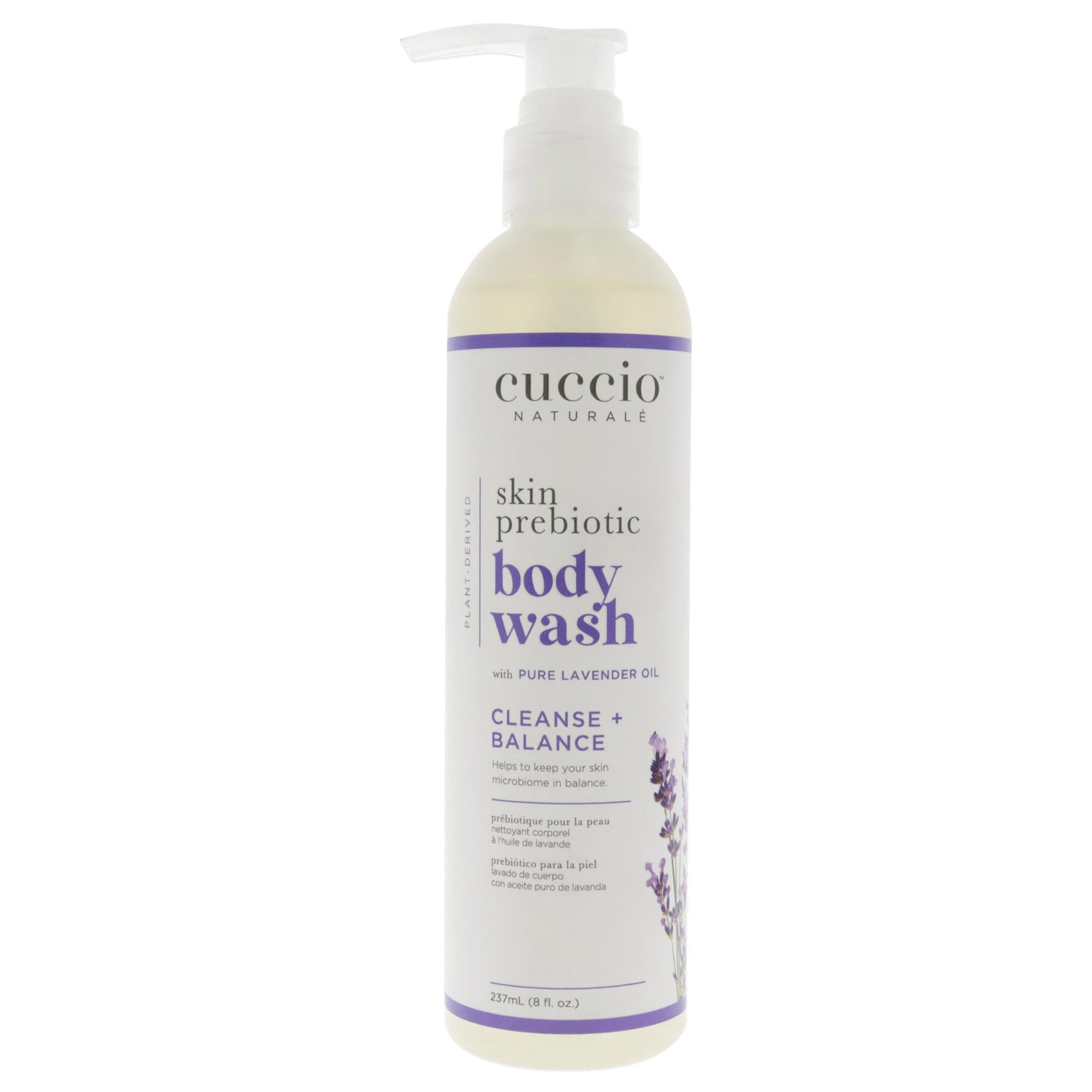 White Smoke Cuccio Naturale Skin Prebiotic Body Wash - Lavander Body Wash Unisex 8 oz