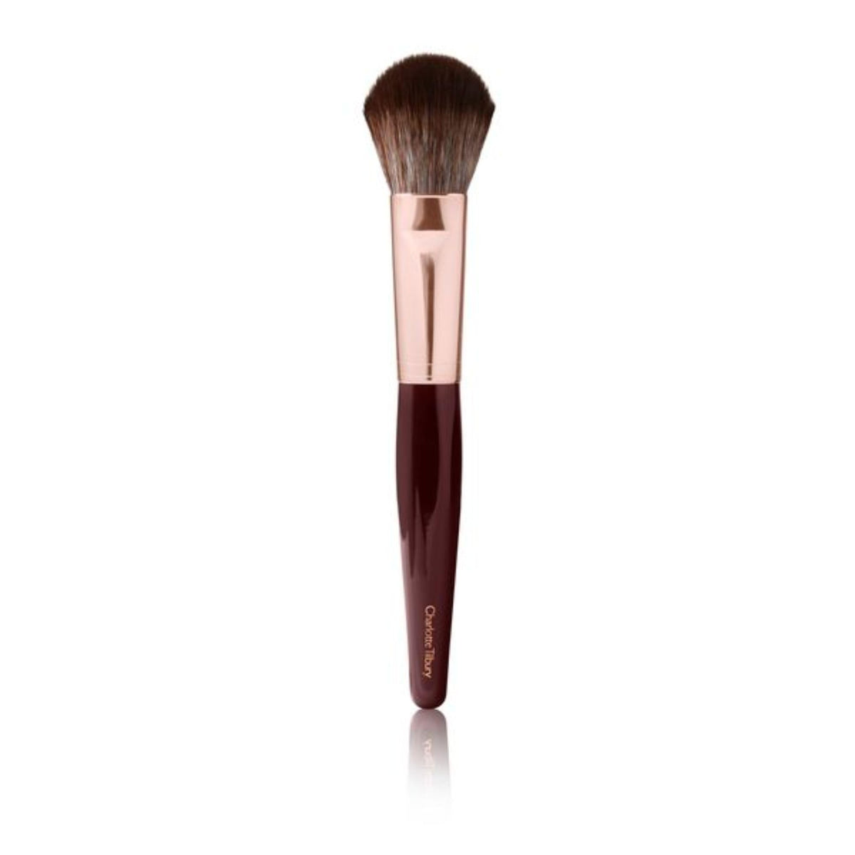 White Smoke Charlotte Tilbury Bronzer & Blush Makeup Brush - Multi-Use Brush